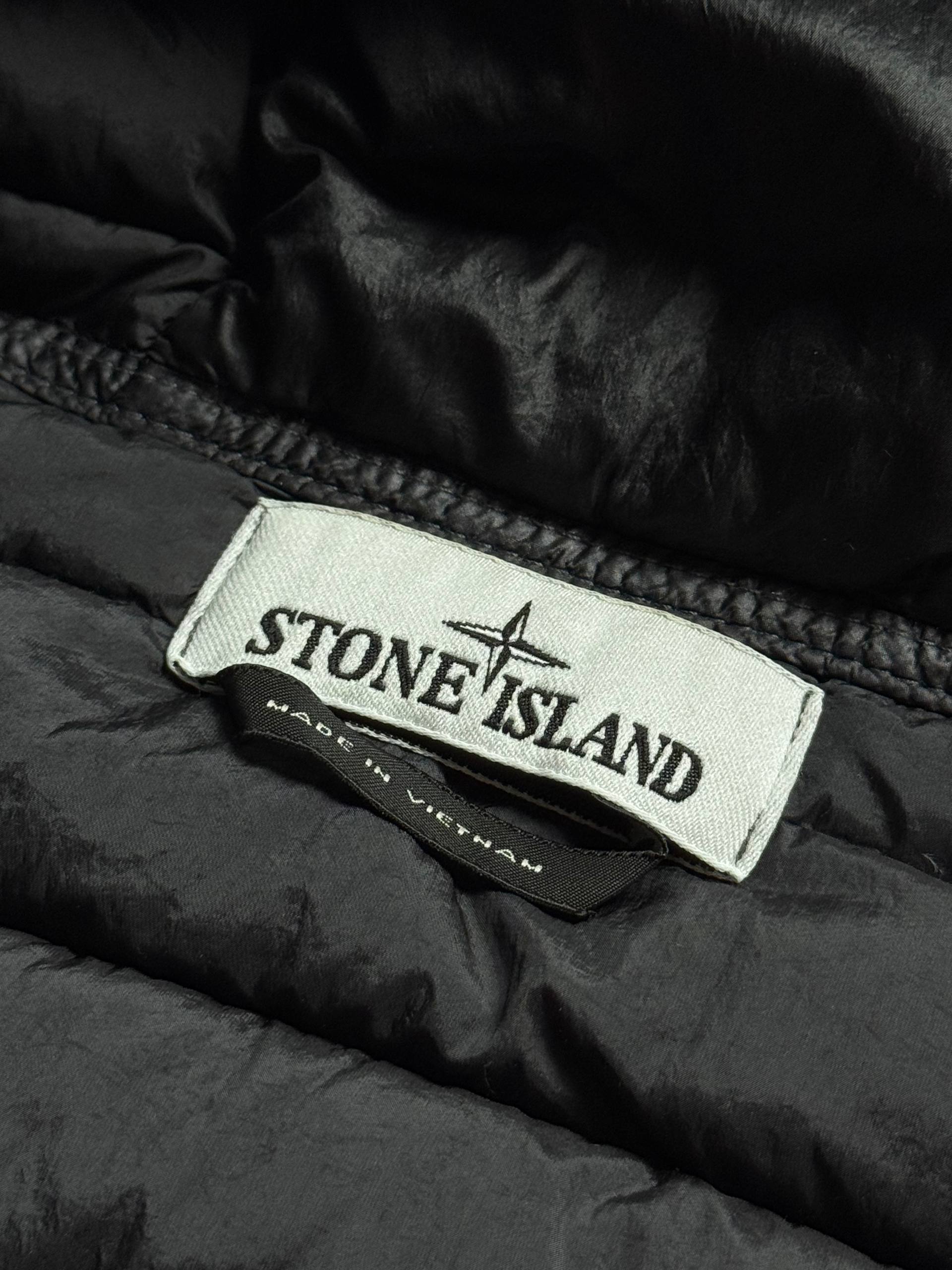 Stone Island легка пухова куртка з капюшоном - black, розмір S - фото 5