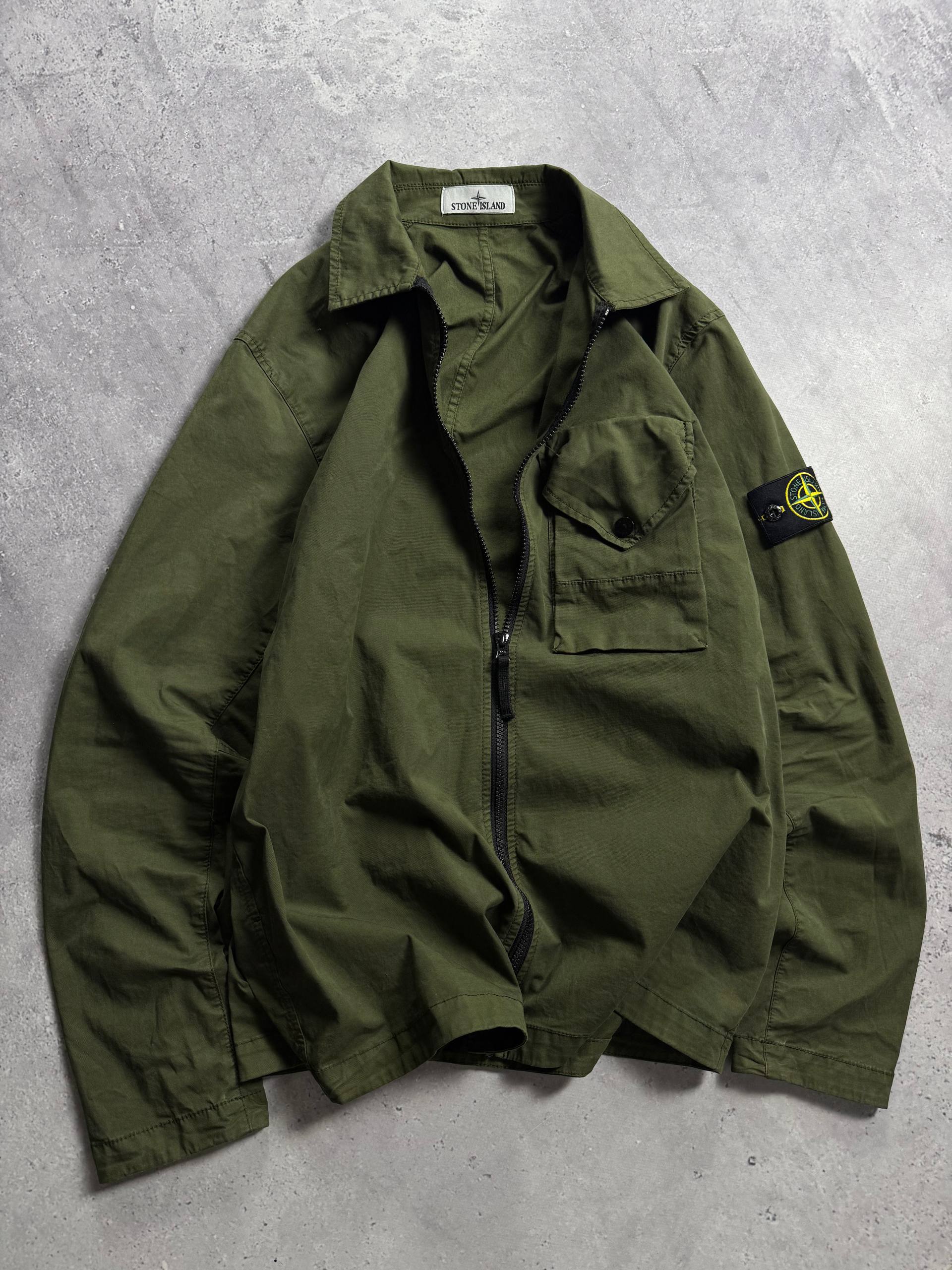 Stone Island куртка з патчем compass - green - фото 1