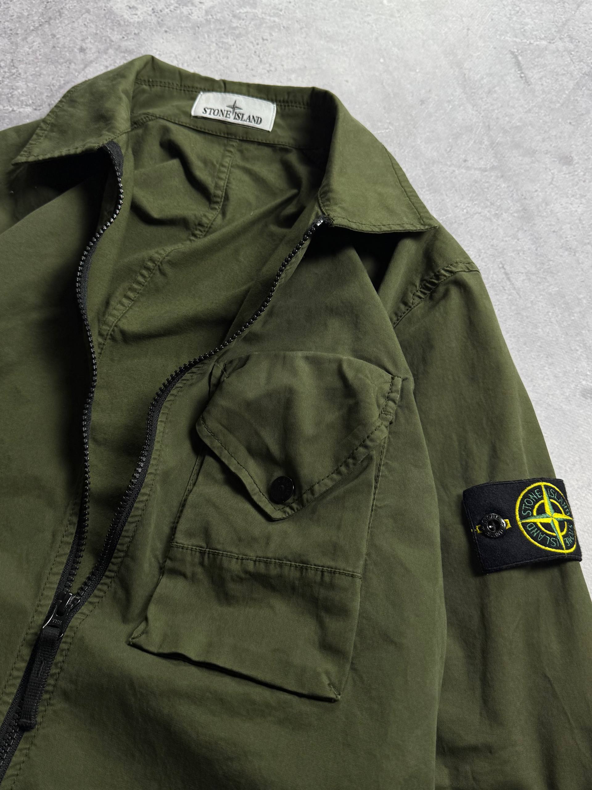 Stone Island куртка з патчем compass - green - фото 2