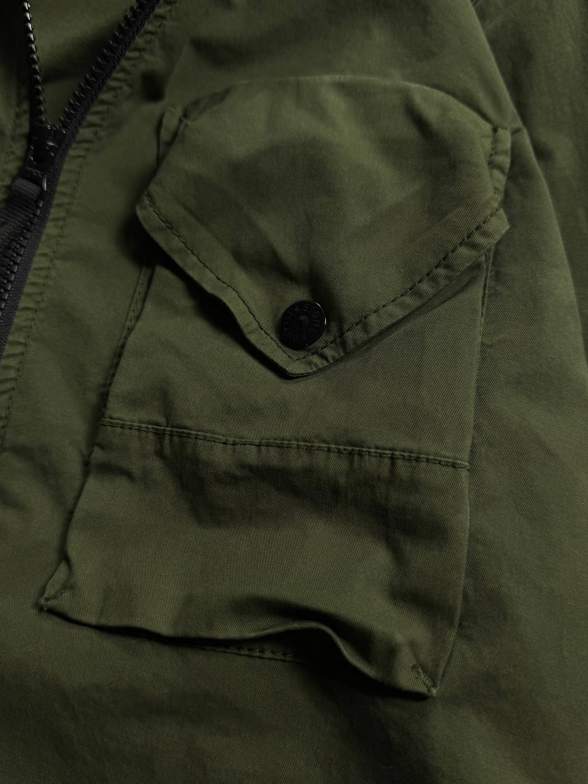 Stone Island куртка з патчем compass - green - фото 3