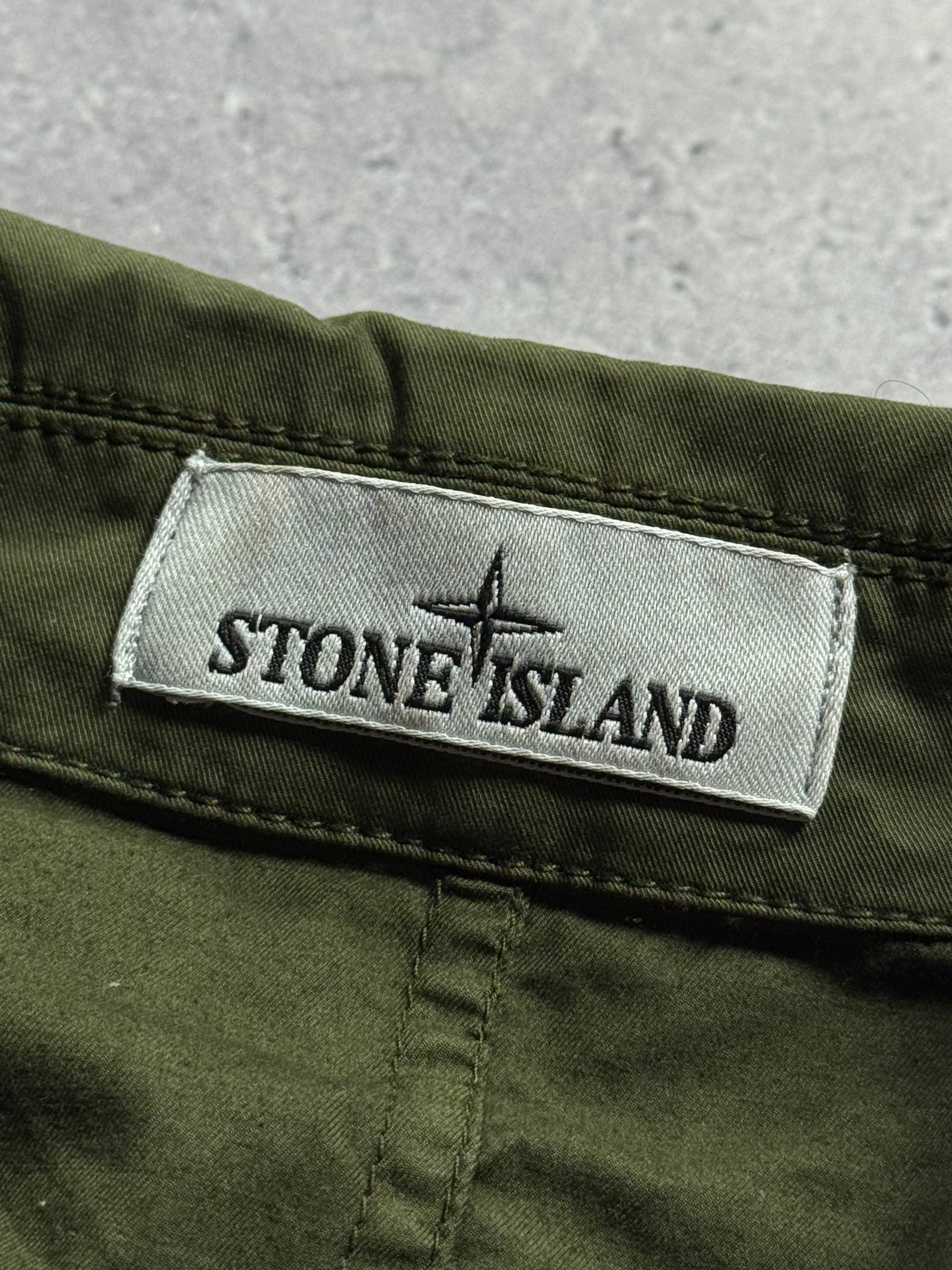 Stone Island куртка з патчем compass - green - фото 6