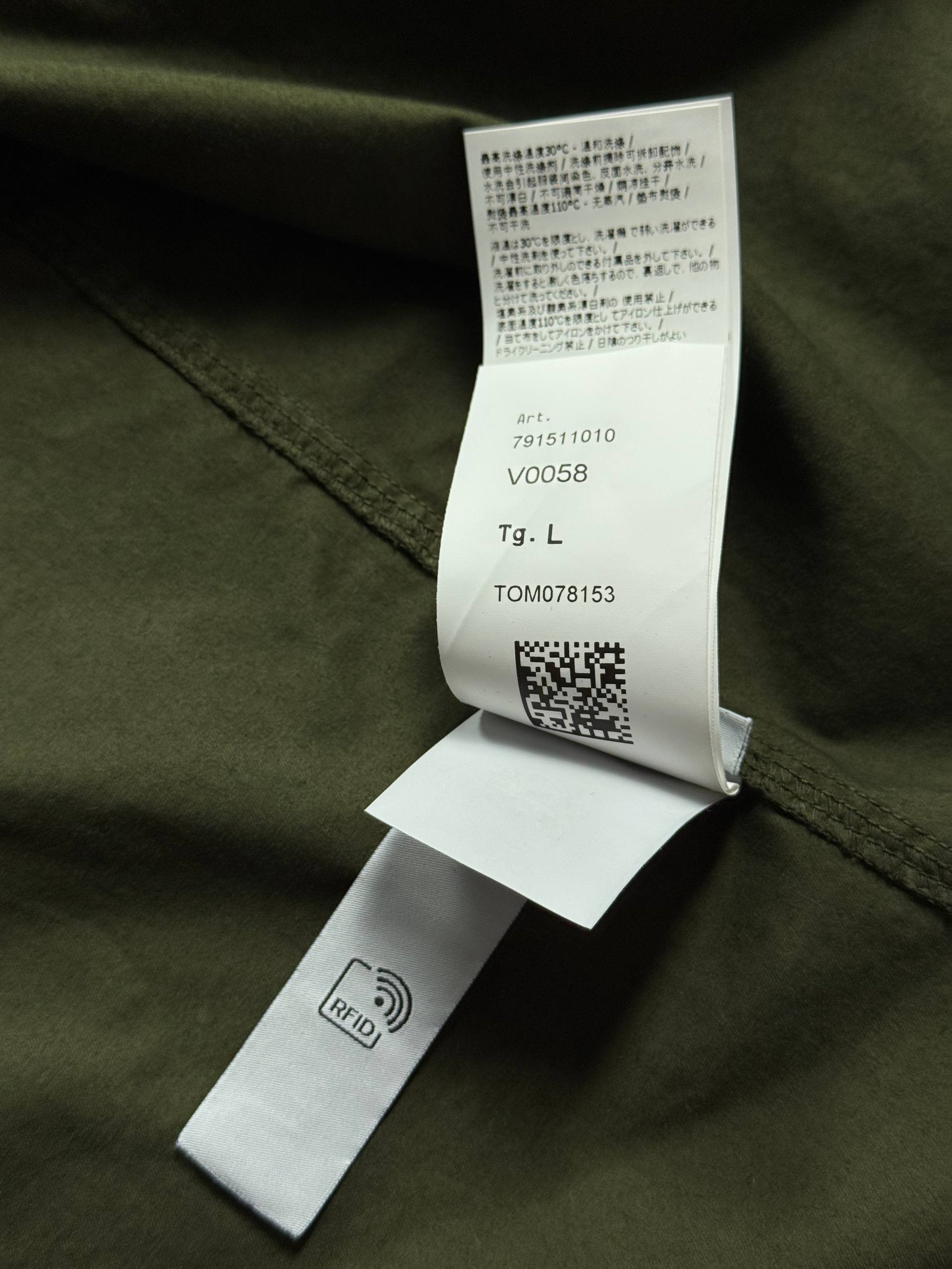 Stone Island куртка з патчем compass - green - фото 9
