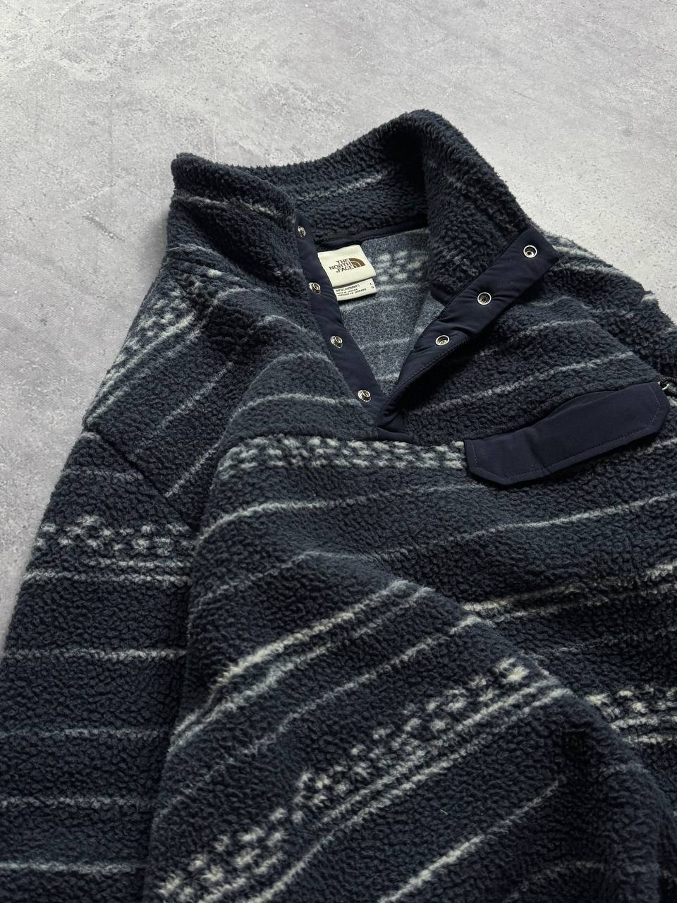 The North Face флісова кофта з коміром - blue, розмір L - фото 2