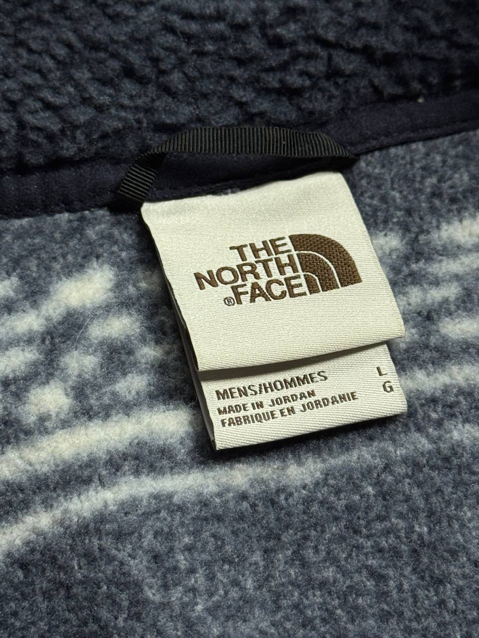 The North Face флісова кофта з коміром - blue, розмір L - фото 7