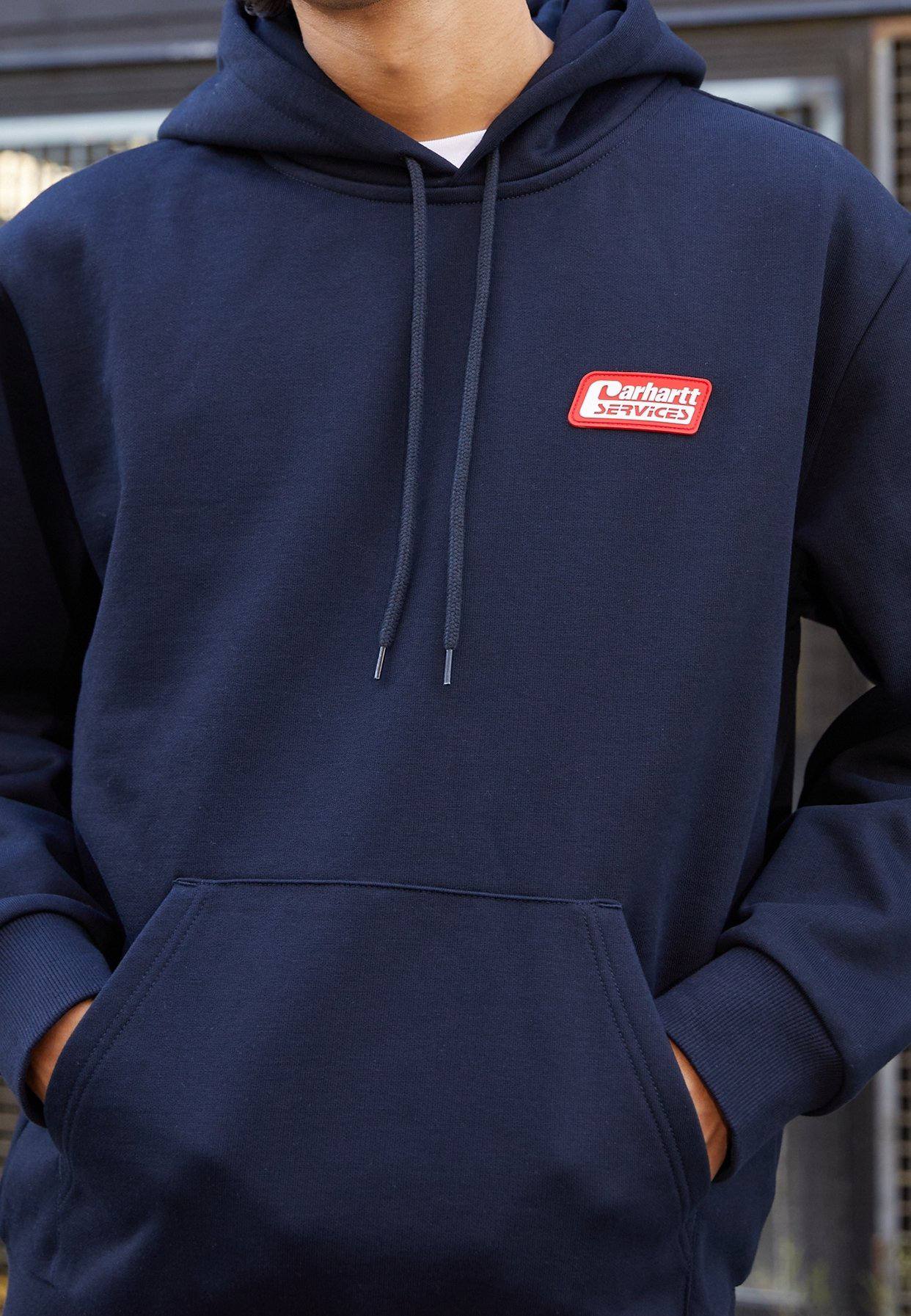 Carhartt WIP carhartt services худі з патчем - blue, розмір S - фото 7