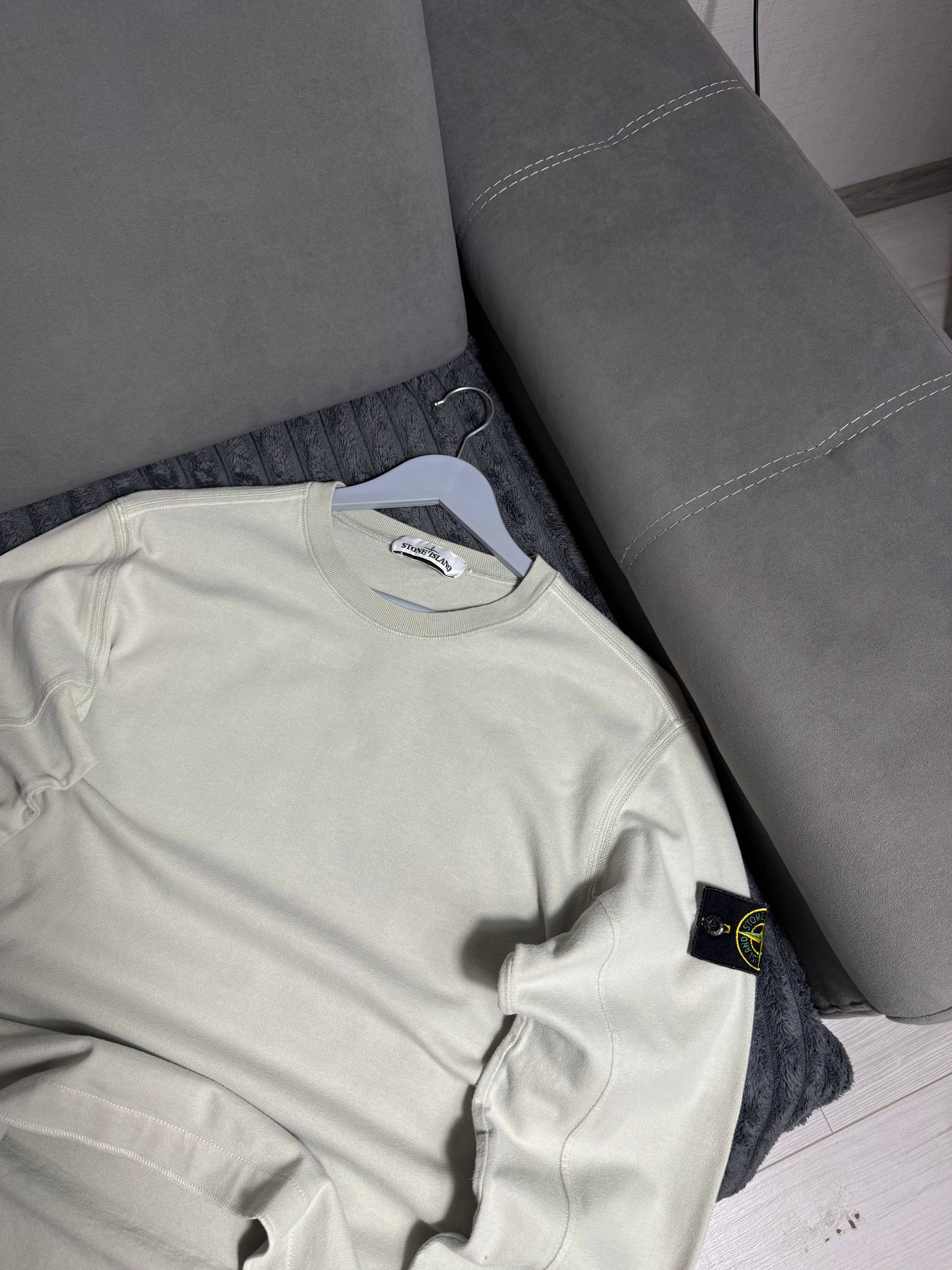 Stone Island світшот світло-сірий - beige, розмір L - фото 3