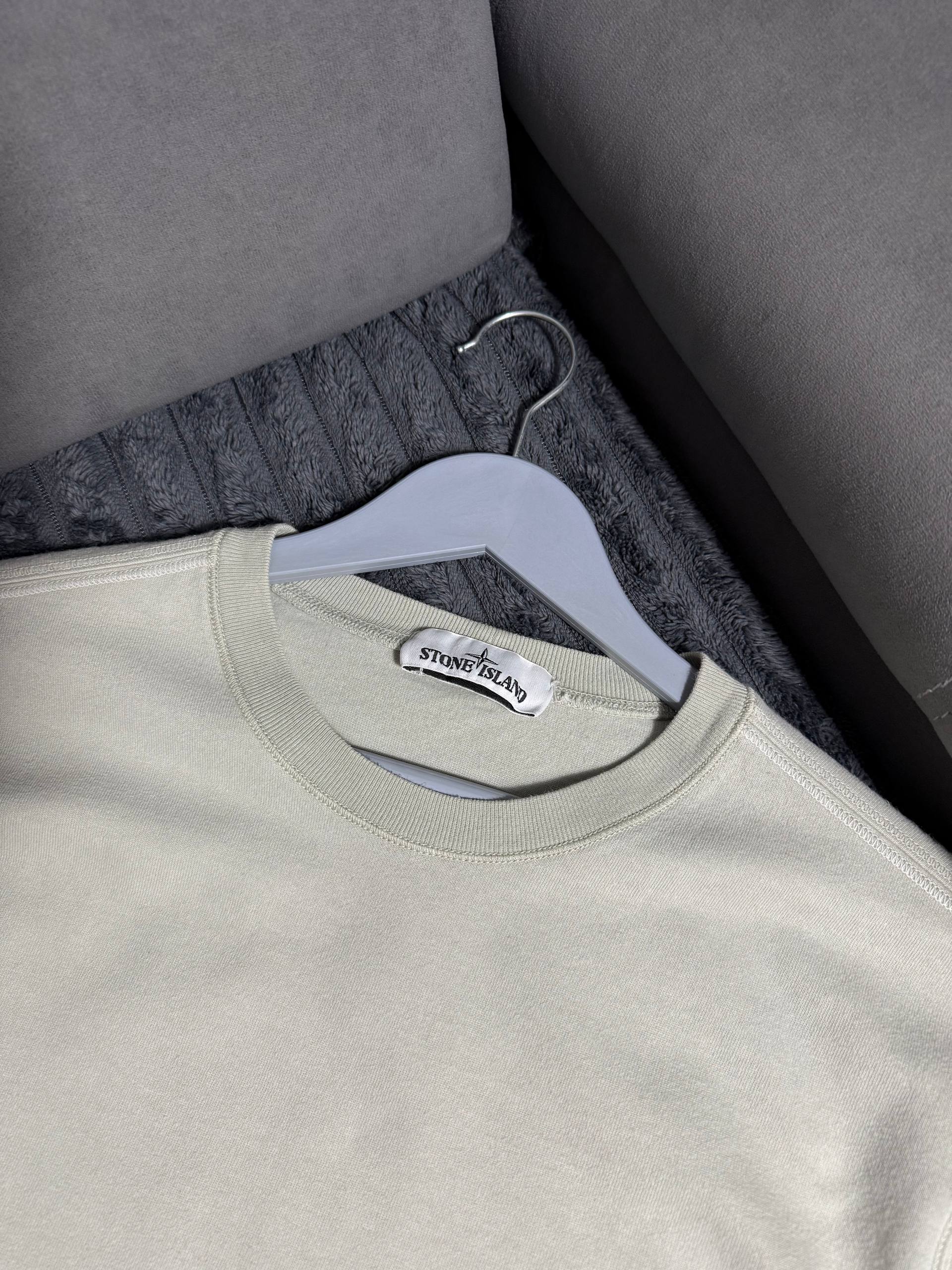 Stone Island світшот світло-сірий - beige, розмір L - фото 6