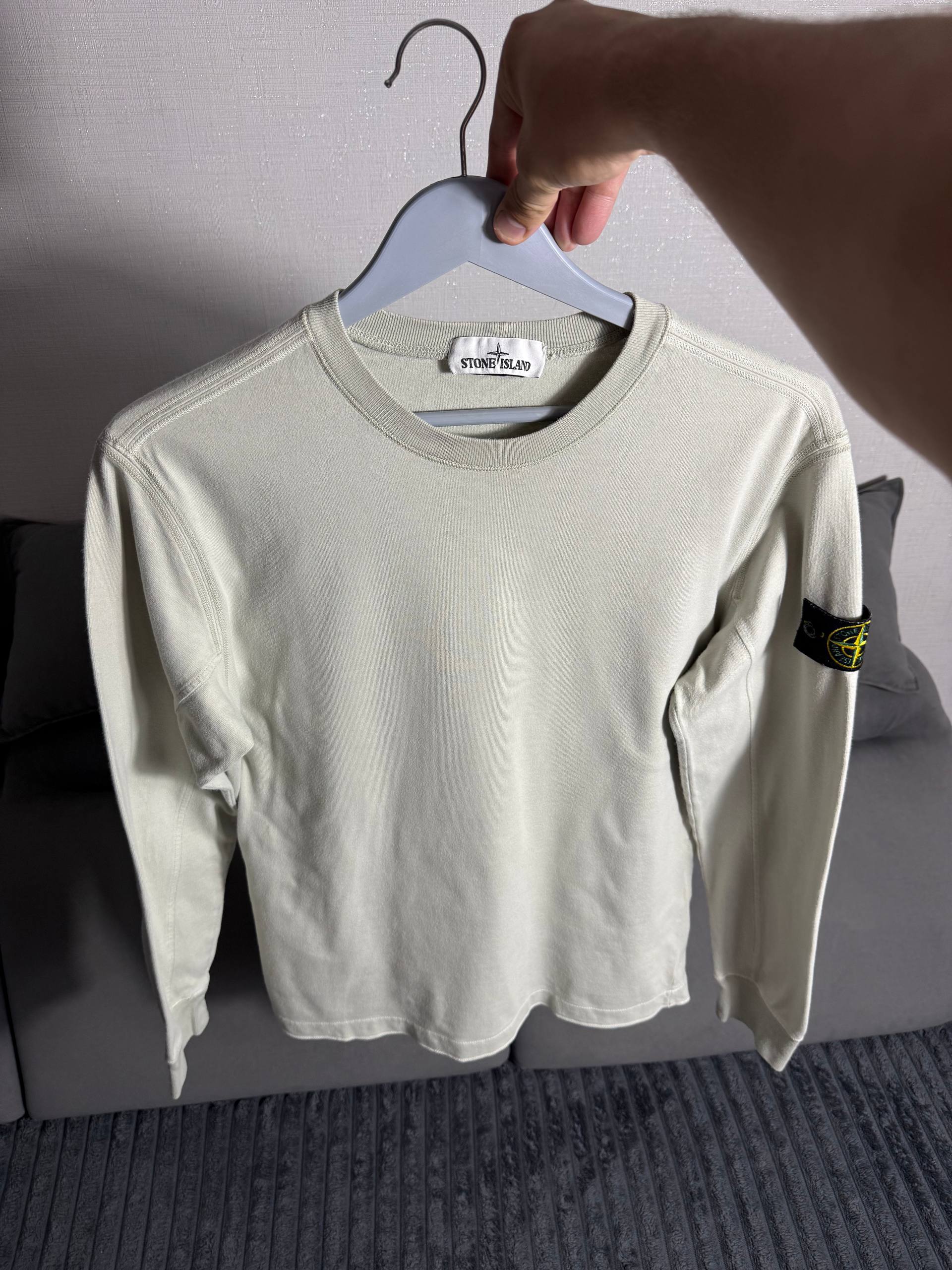 Stone Island світшот світло-сірий - beige, розмір L - фото 7