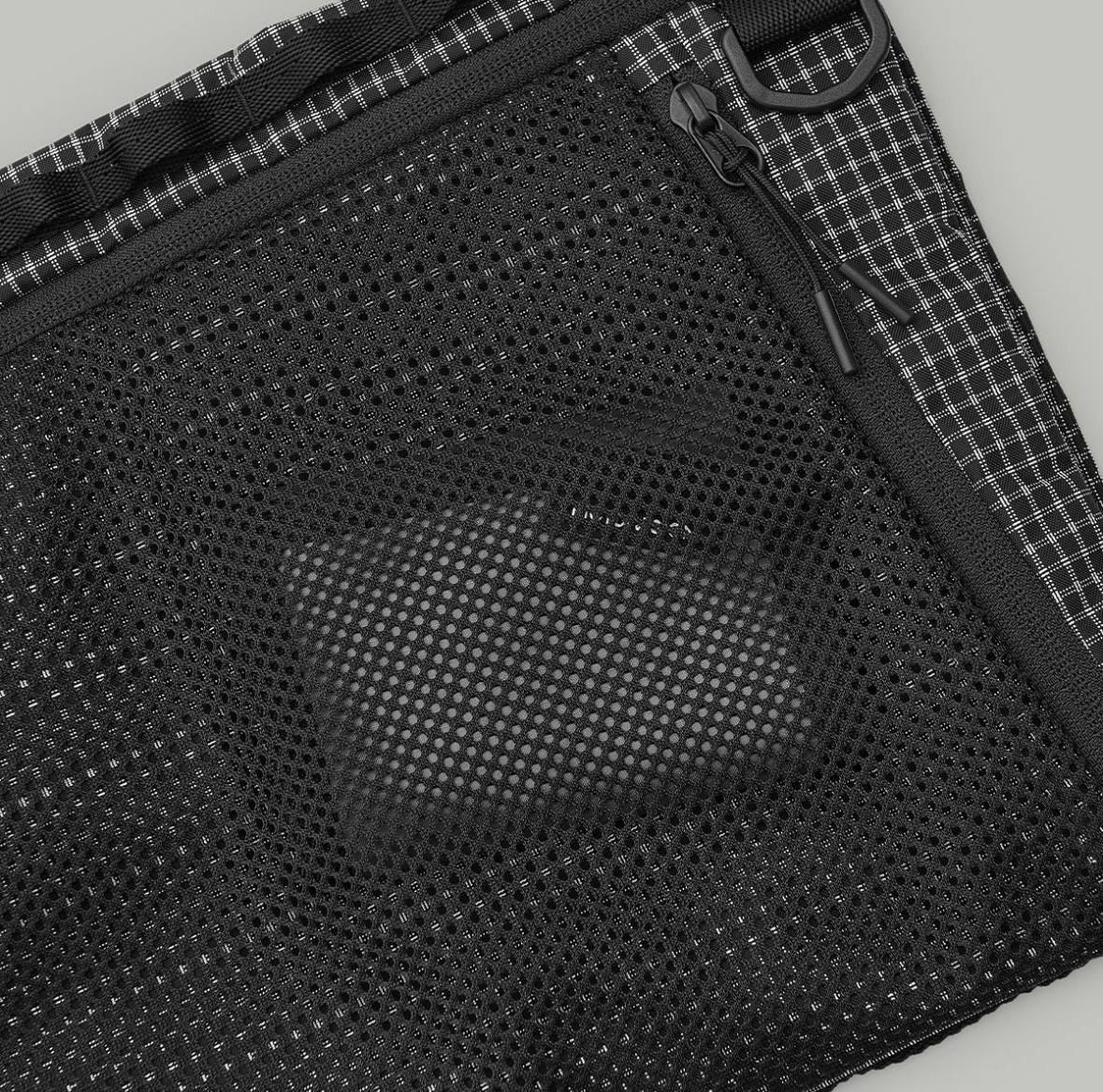 Riot Division сумка через плече з сітчастою кишенею - black, розмір one_size - фото 2