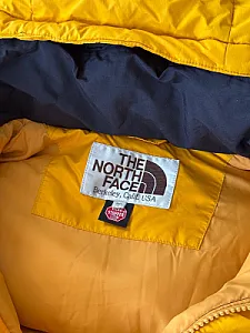 The North Face White Label Down Coat  700 - yellow, розмір S - фото 4