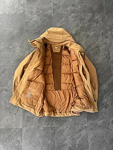 Uniqlo Hybrid Down Jacket - brown, розмір M - фото 4