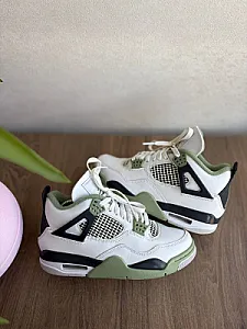 Nike Jordan 4 Retro Oil Green - white, розмір 37 - фото 2