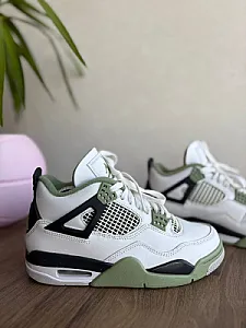 Nike Jordan 4 Retro Oil Green - white, розмір 37 - фото 4