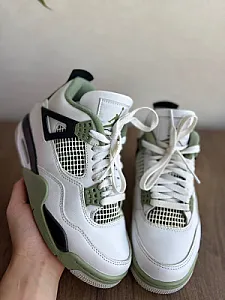 Nike Jordan 4 Retro Oil Green - white, розмір 37 - фото 6