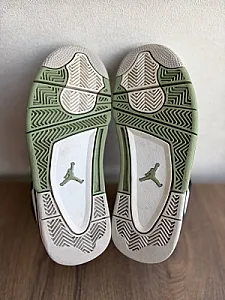 Nike Jordan 4 Retro Oil Green - white, розмір 37 - фото 7