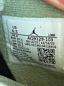 Nike Jordan 4 Retro Oil Green - white, розмір 37 - фото 8