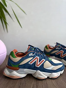 New Balance 9060 “Blue Orange” - multicolor, розмір 42 - фото 5