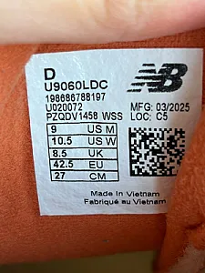New Balance 9060 “Blue Orange” - multicolor, розмір 42 - фото 9