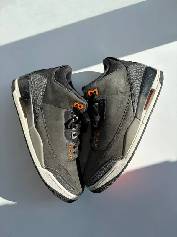 Кросівки Nike Air Jordan 3 Retro Fear Pack - grey, розмір 44