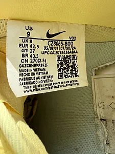 Кросівки Nike Air Force 1 Low Drake NOCTA Certified Lover Boy Citron Tint - yellow, розмір 42 - фото 6