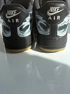Кросівки Nike Air Force 1 Low Black Skeleton Halloween - black, розмір 46 - фото 4