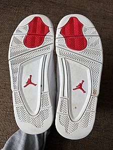 Кросівки Nike Air Jordan 4 Retro Metallic Red - white, розмір 44 - фото 5