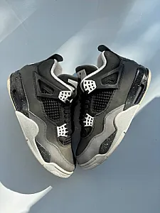 Кросівки Nike Air Jordan 4 Retro Fear - grey, розмір 41 - фото 1