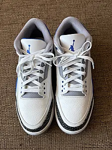Кросівки Nike Air Jordan 3 Retro Racer Blue - white, розмір 44 - фото 2
