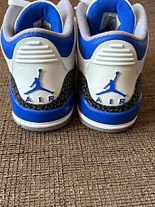 Кросівки Nike Air Jordan 3 Retro Racer Blue - white, розмір 44 - фото 4