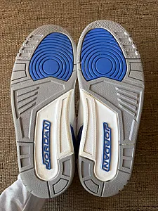 Кросівки Nike Air Jordan 3 Retro Racer Blue - white, розмір 44 - фото 6