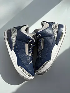Кросівки Nike Air Jordan 3 Retro Georgetown - blue, розмір 43 - фото 1