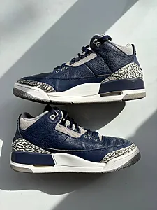 Кросівки Nike Air Jordan 3 Retro Georgetown - blue, розмір 43 - фото 3