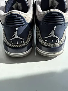 Кросівки Nike Air Jordan 3 Retro Georgetown - blue, розмір 43 - фото 4