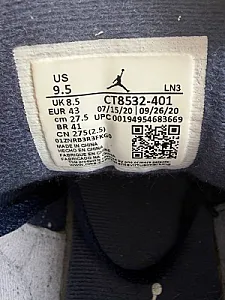 Кросівки Nike Air Jordan 3 Retro Georgetown - blue, розмір 43 - фото 5