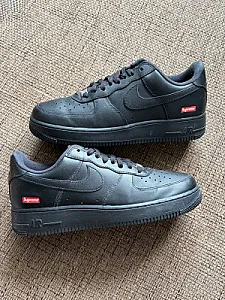Кросівки Nike Air Force 1 Low Supreme Black - black, розмір 43 - фото 1