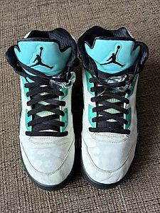 Кросівки Nike Air Jordan 5 Retro Island Green - green, розмір 42 - фото 2