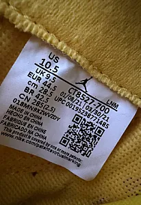 Кросівки Nike Air Jordan 4 Retro Lightning - yellow, розмір 44 - фото 6