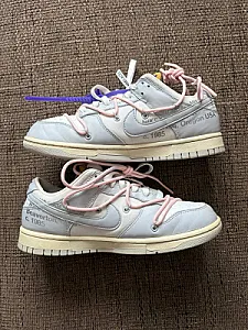 Кросівки Nike Dunk Low Off-White Lot 24 - grey, розмір 41 - фото 3