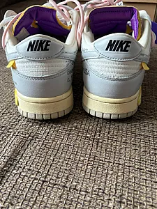 Кросівки Nike Dunk Low Off-White Lot 24 - grey, розмір 41 - фото 4