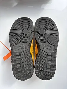 Кросівки Off-White x Nike Air Rubber Dunk University Gold - yellow, розмір 43 - фото 6