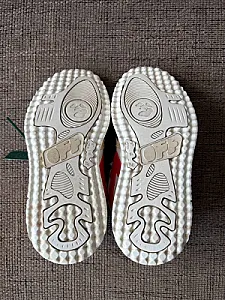 Кросівки Off-white New Mid Sponge White Red - multicolor, розмір 42 - фото 5