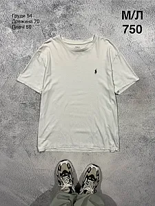 Polo Ralph Lauren футболка біла - white, розмір M - фото 1