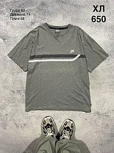 Nike футболка сіра - grey, розмір XL - фото 1