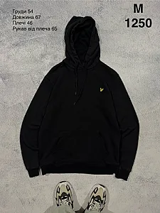 Lyle & Scott чорне худі - black, розмір M - фото 1