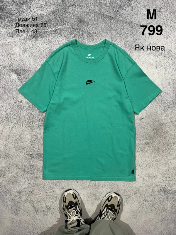 Nike футболка зелена - green, розмір M