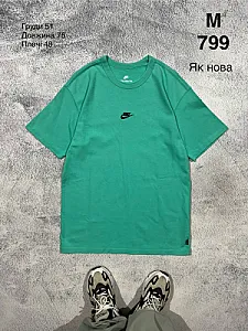 Nike футболка зелена - green, розмір M - фото 1