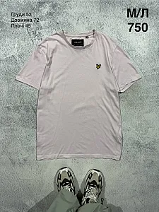 Lyle & Scott футболка світло-рожева - pink, розмір M - фото 1