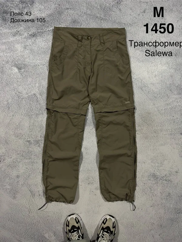 Salewa штани-трансформери оливкові - green, розмір M