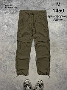 Salewa штани-трансформери оливкові - green, розмір M - фото 1