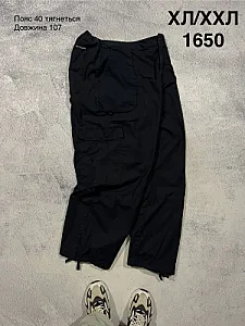 Columbia чорні штани-карго - black, розмір XL - фото 1